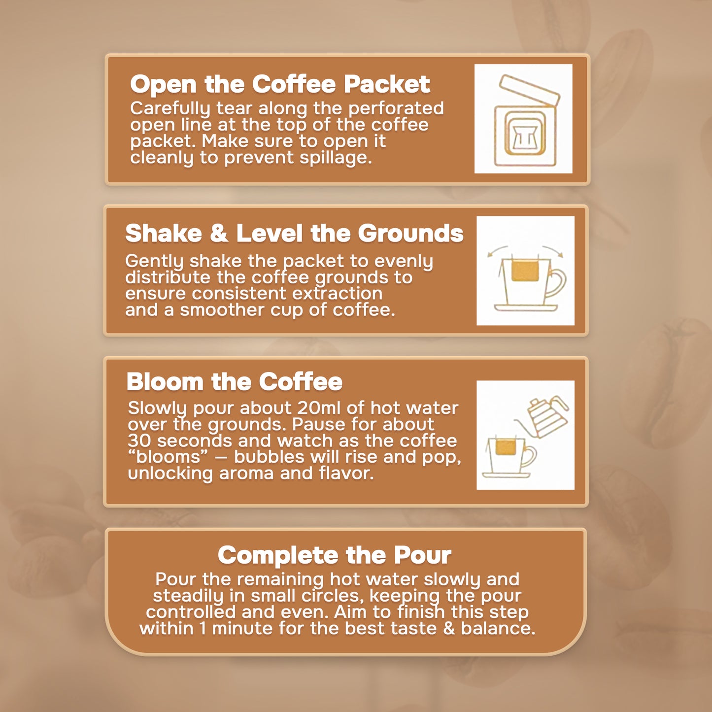 Yirgacheffe Worka Drip Coffee Bags – Pack of 7